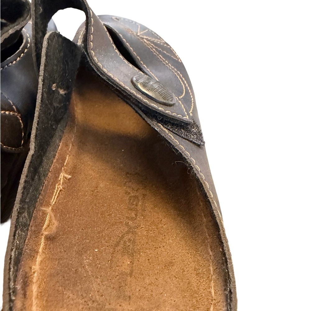 Romika Melissa clogs Mary Jane Leather Slip-On Chocolate mules Size 40 - Picture 6 of 6
